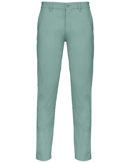 MEN'S CHINO TROUSERS - Sage - colorimageurl