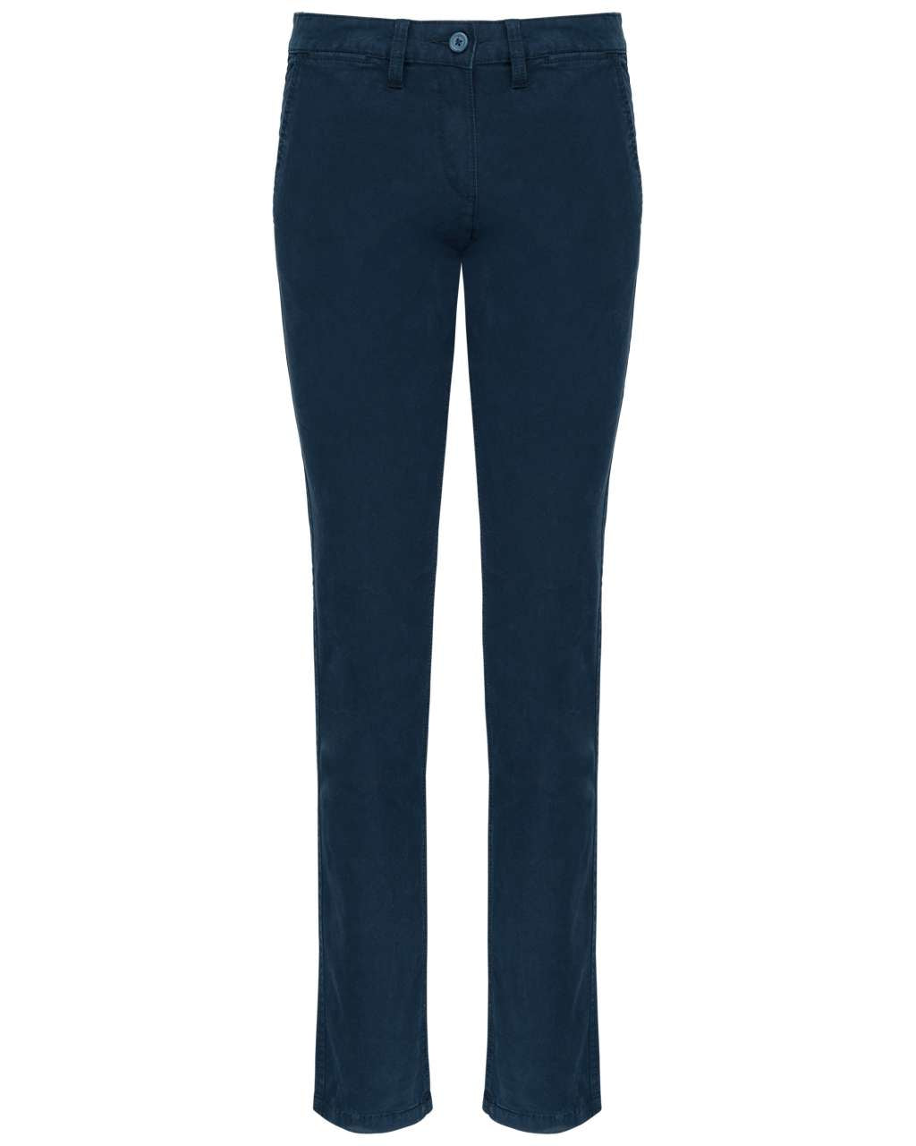 LADIES' CHINO TROUSERS - Dark Navy - colorimageurl