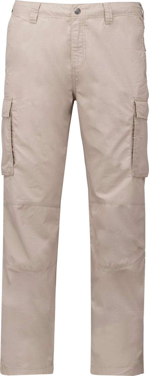 MEN'S LIGHTWEIGHT MULTIPOCKET TROUSERS - Beige - colorimageurl