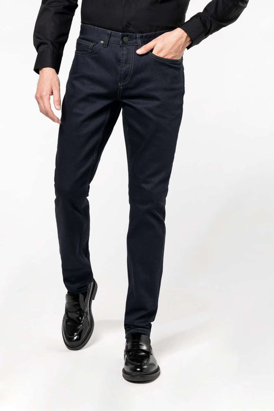 MEN'S PREMIUM JEANS - Dark Blue Denim - colorimageurl