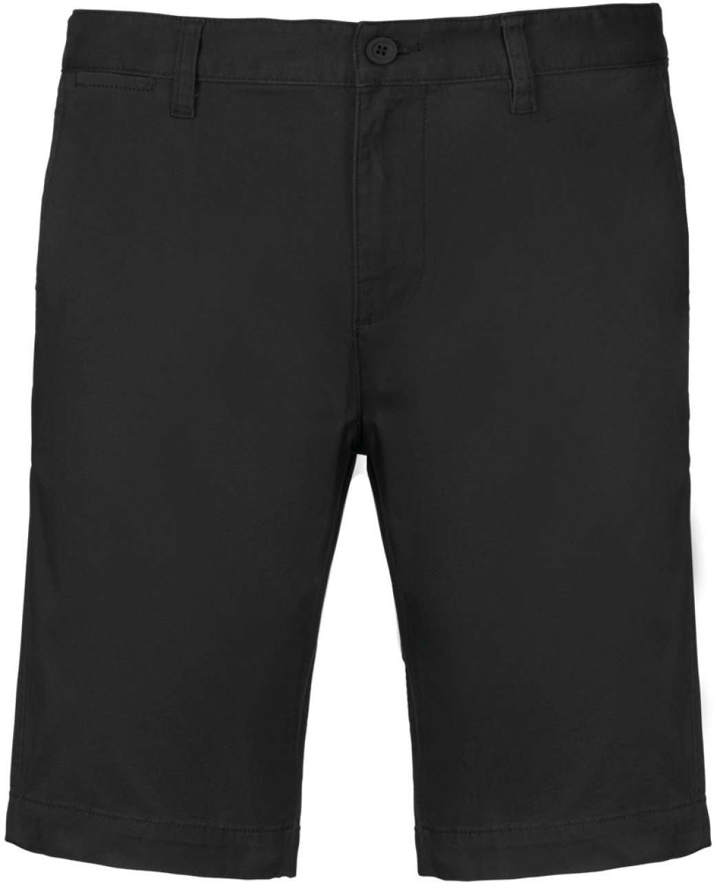 MEN'S CHINO BERMUDA SHORTS - Black - colorimageurl