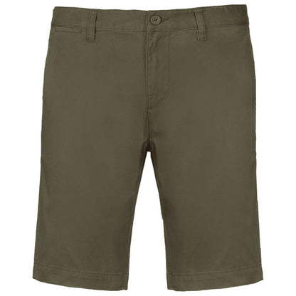 MEN'S CHINO BERMUDA SHORTS - Light Khaki - colorimageurl