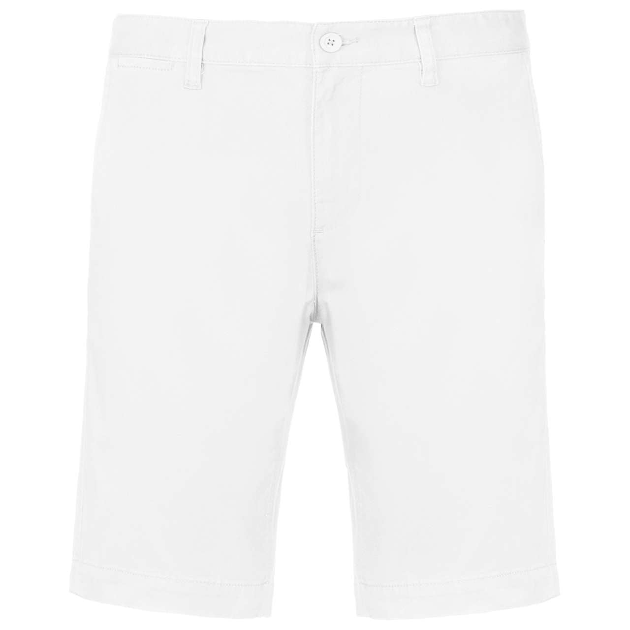 MEN'S CHINO BERMUDA SHORTS - White - colorimageurl