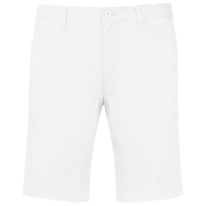 MEN'S CHINO BERMUDA SHORTS - White - colorimageurl