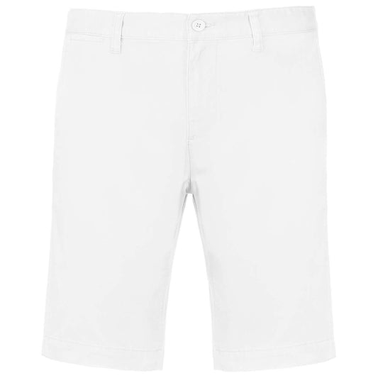 MEN'S CHINO BERMUDA SHORTS - White - colorimageurl
