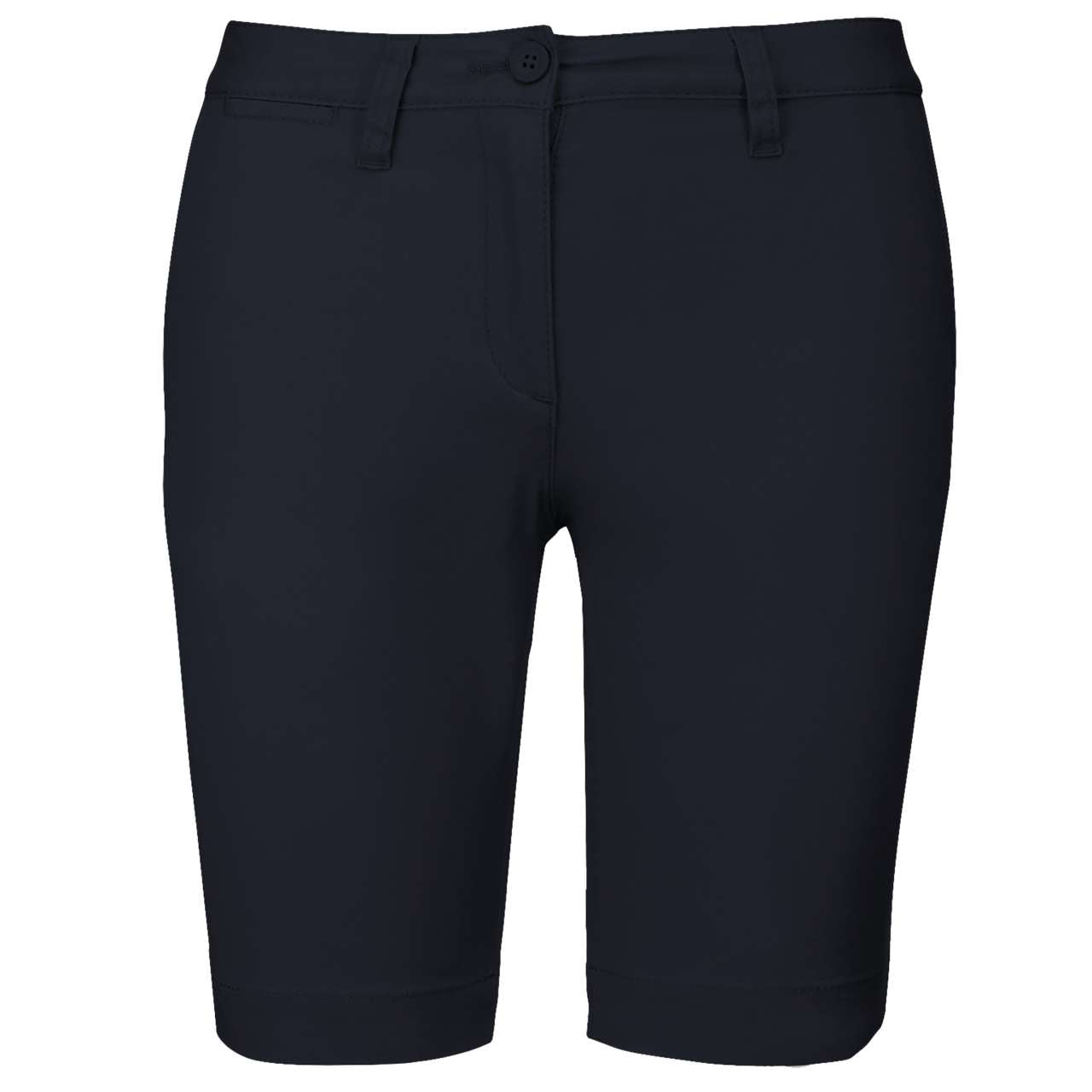 LADIES' CHINO BERMUDA SHORTS - Dark Navy - colorimageurl