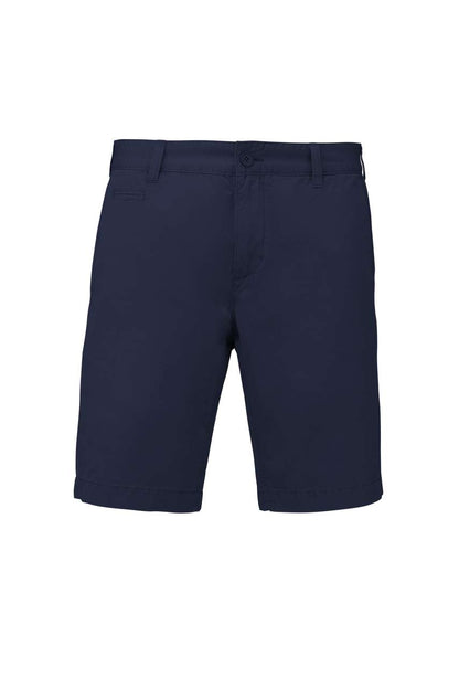 MEN'S WASHED EFFECT BERMUDA SHORTS - Washed Navy - colorimageurl