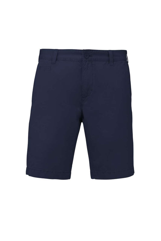 MEN'S WASHED EFFECT BERMUDA SHORTS - Washed Navy - colorimageurl