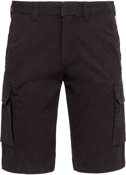 MEN'S MULTIPOCKET BERMUDA SHORTS - Dark Grey - colorimageurl