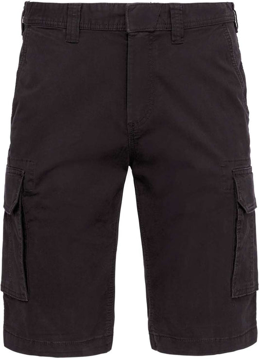 MEN'S MULTIPOCKET BERMUDA SHORTS - Dark Grey - colorimageurl