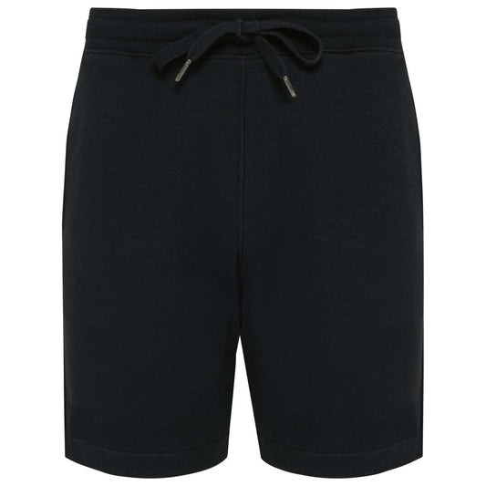 MEN'S ECO-FRIENDLY FRENCH TERRY BERMUDA SHORTS - Black - colorimageurl