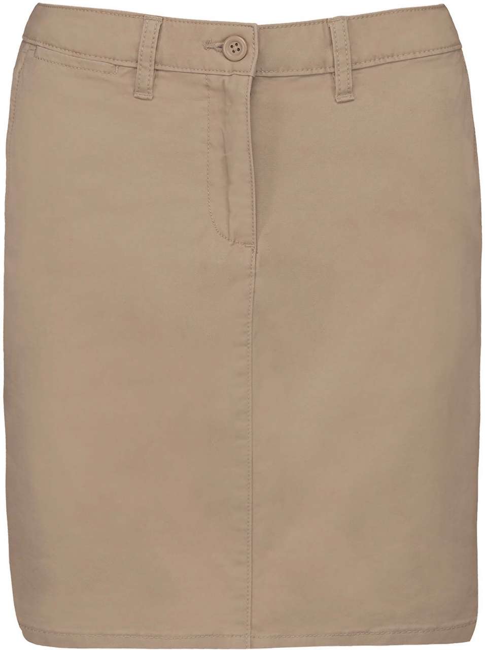 CHINO SKIRT - Washed Beige - colorimageurl