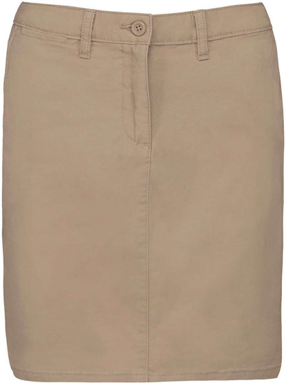 CHINO SKIRT - Washed Beige - colorimageurl