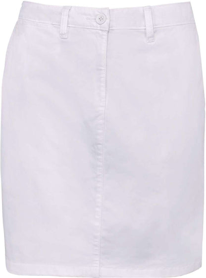 CHINO SKIRT - Washed White - colorimageurl
