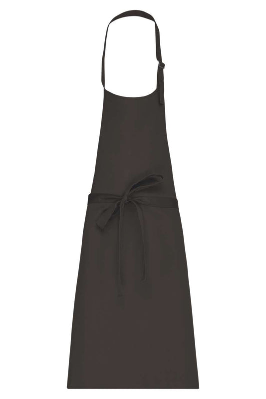 POLYCOTTON APRON WITHOUT POCKET - Dark Grey - colorimageurl