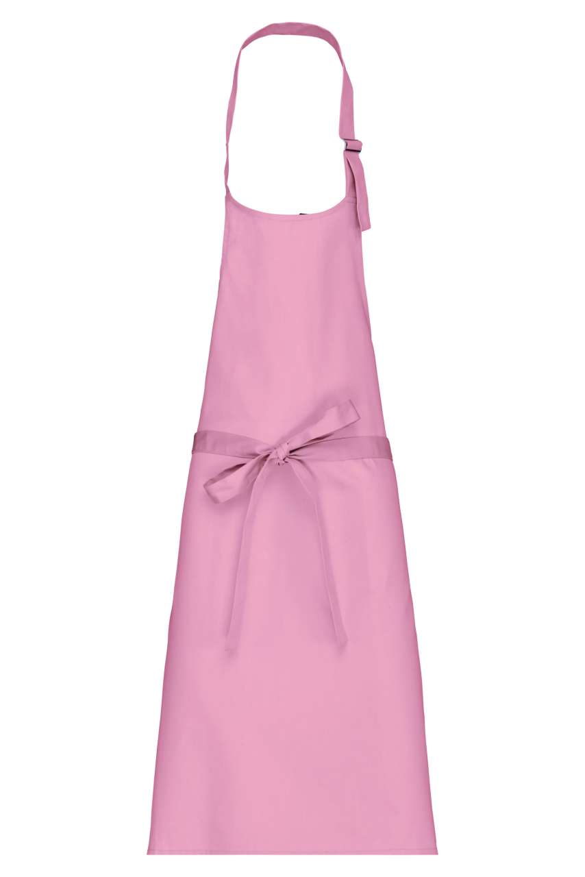 POLYCOTTON APRON WITHOUT POCKET - Dark Pink - colorimageurl