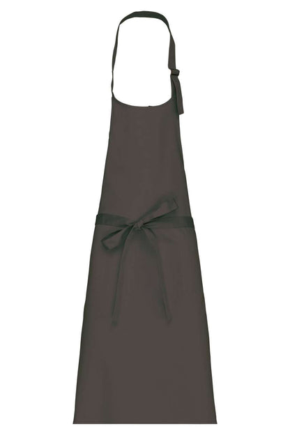 POLYCOTTON APRON WITHOUT POCKET - Green Olive - colorimageurl