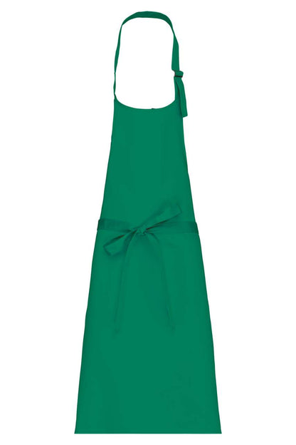 POLYCOTTON APRON WITHOUT POCKET - Kelly Green - colorimageurl