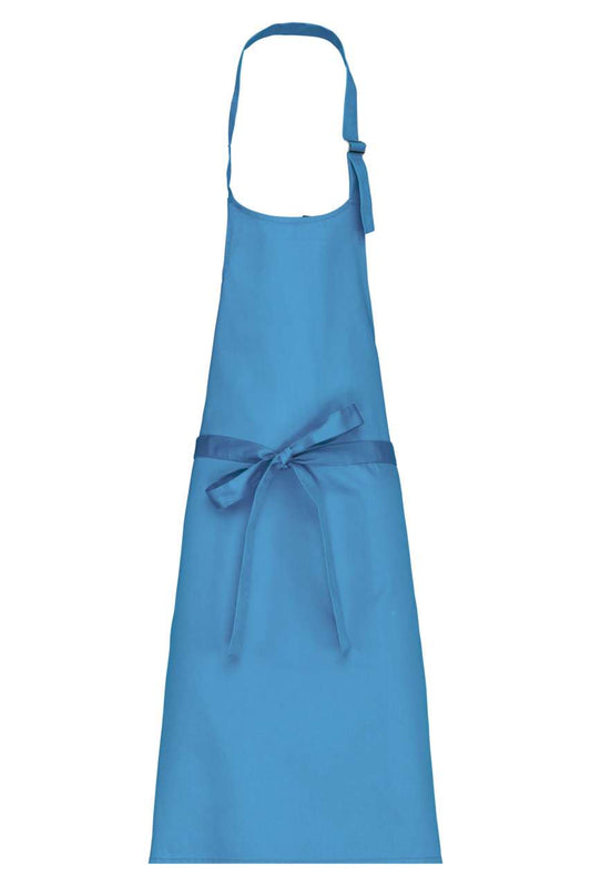 POLYCOTTON APRON WITHOUT POCKET - Lagoon - colorimageurl