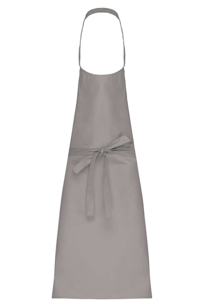 POLYCOTTON APRON WITHOUT POCKET - Light Grey - colorimageurl