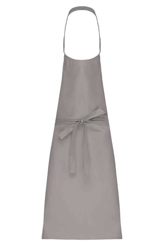 POLYCOTTON APRON WITHOUT POCKET - Light Grey - colorimageurl