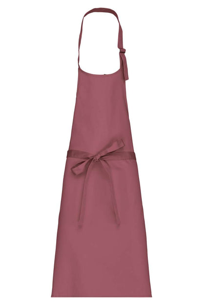 POLYCOTTON APRON WITHOUT POCKET - Marsala - colorimageurl