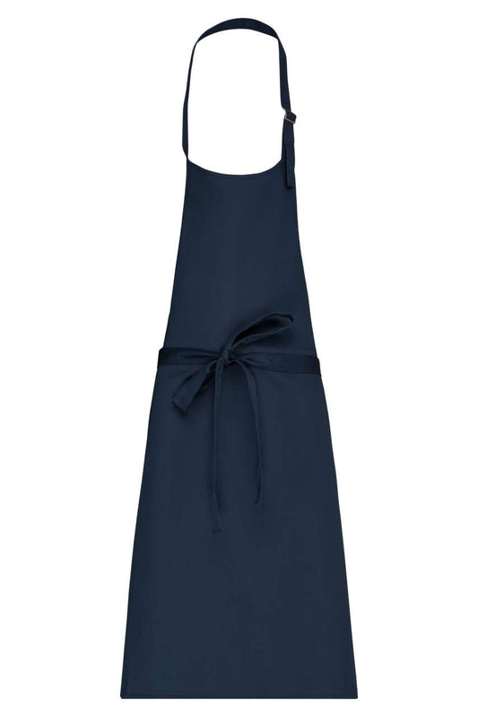 POLYCOTTON APRON WITHOUT POCKET - Navy - colorimageurl