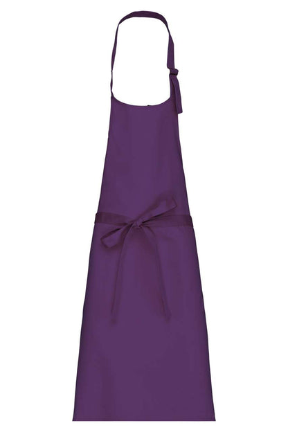 POLYCOTTON APRON WITHOUT POCKET - Purple - colorimageurl