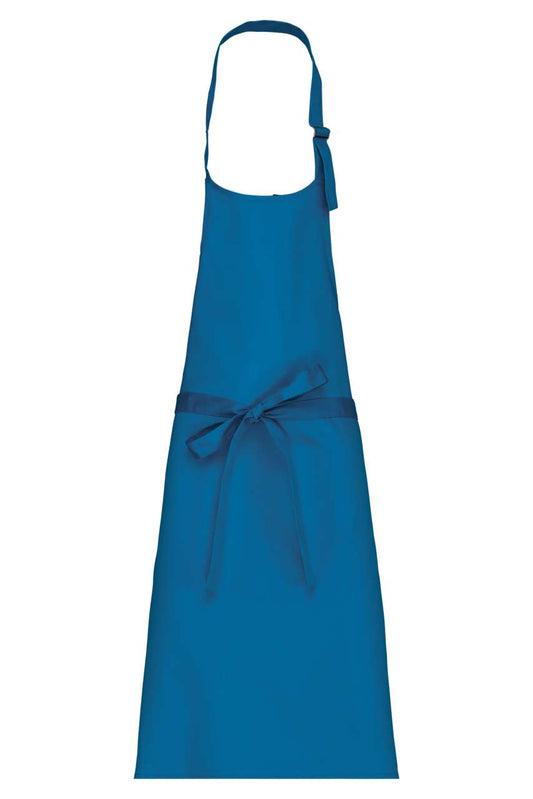 POLYCOTTON APRON WITHOUT POCKET - Tropical Blue - colorimageurl
