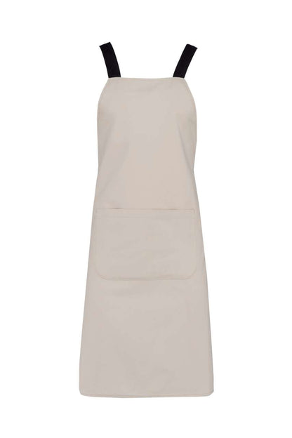 ORGANIC COTTON APRON - Angora - colorimageurl