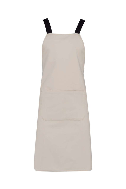 ORGANIC COTTON APRON - Angora - colorimageurl