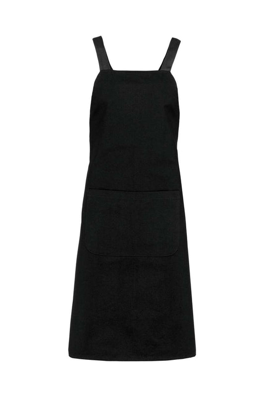 ORGANIC COTTON APRON - Black - colorimageurl