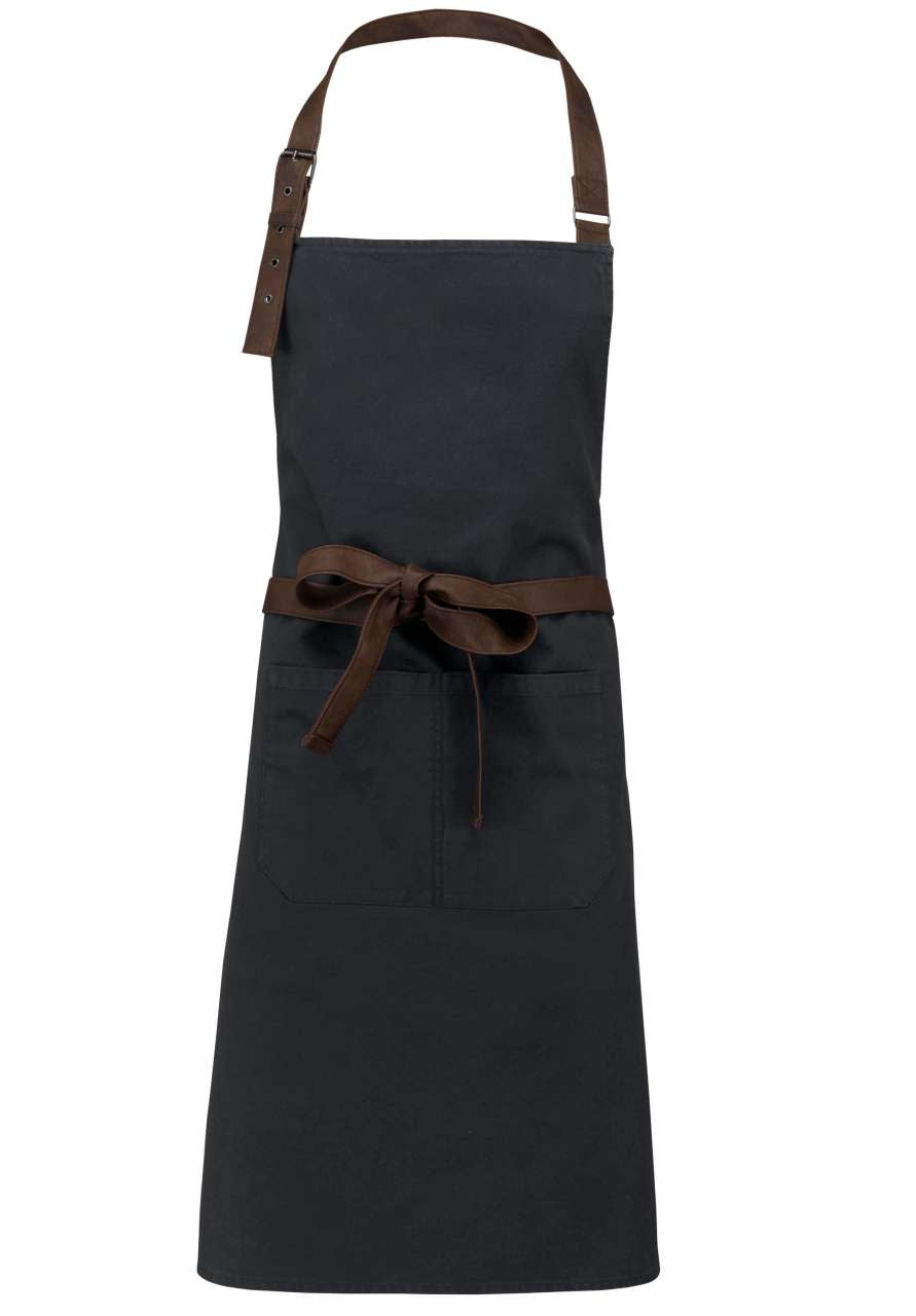 VINTAGE COTTON APRON - Vintage Charcoal - colorimageurl