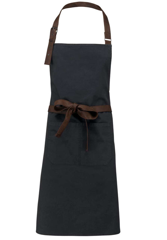 VINTAGE COTTON APRON - Vintage Charcoal - colorimageurl