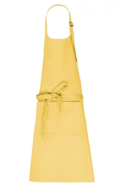 APRON WITH POCKET IN ORGANIC COTTON - Pineapple - colorimageurl