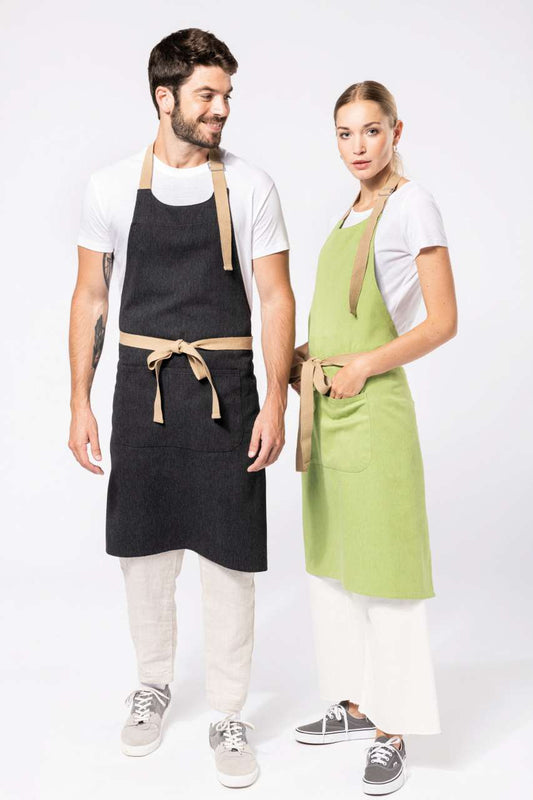 UNISEX ECO-FRIENDLY APRON - Ecume - colorimageurl