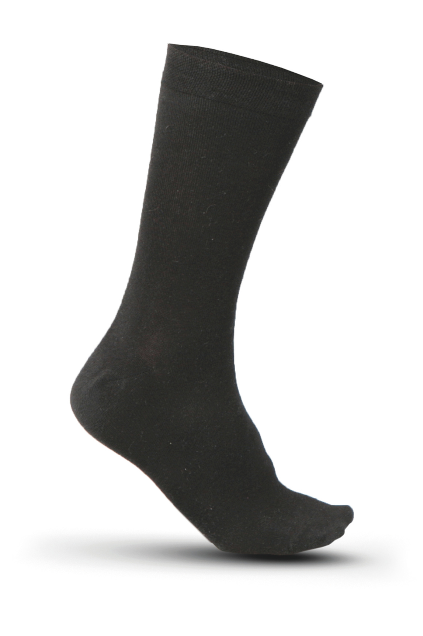 COTTON MIX CITY SOCKS - Dark Grey - Model