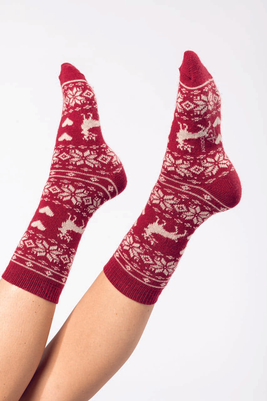 UNISEX WINTER SOCKS - Navy - Model