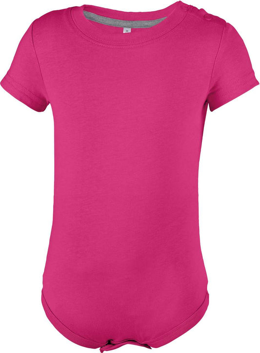 BABIES' SHORT-SLEEVED BODYSUIT - Fuchsia - Main