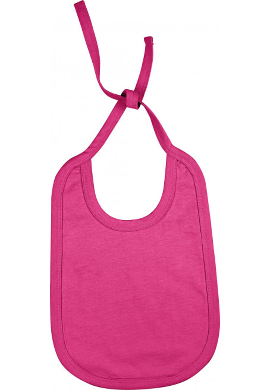 BABIES' COTTON BIB - Fuchsia - Additional