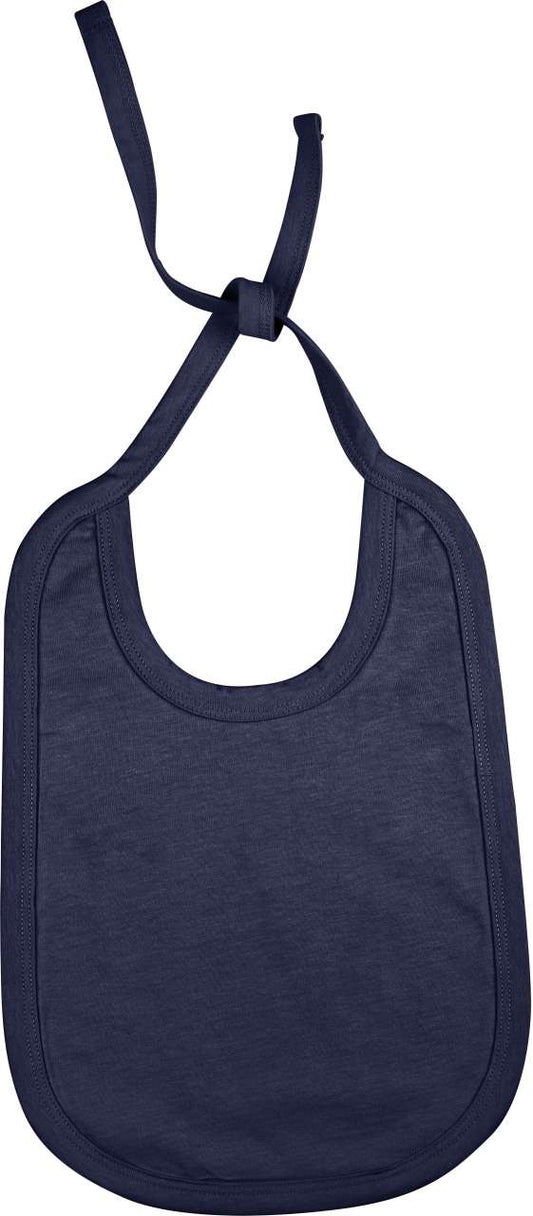 BABIES' COTTON BIB - Navy - Main
