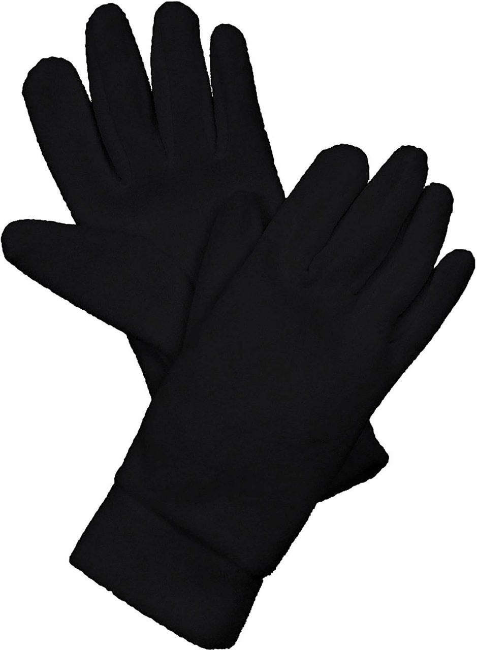 FLEECE GLOVES - Black - Main