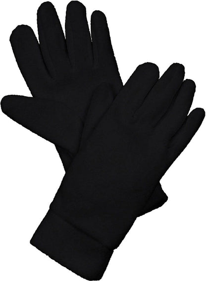 FLEECE GLOVES - Black - Main