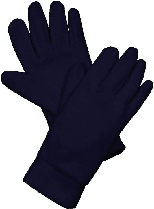 FLEECE GLOVES - Navy - Main
