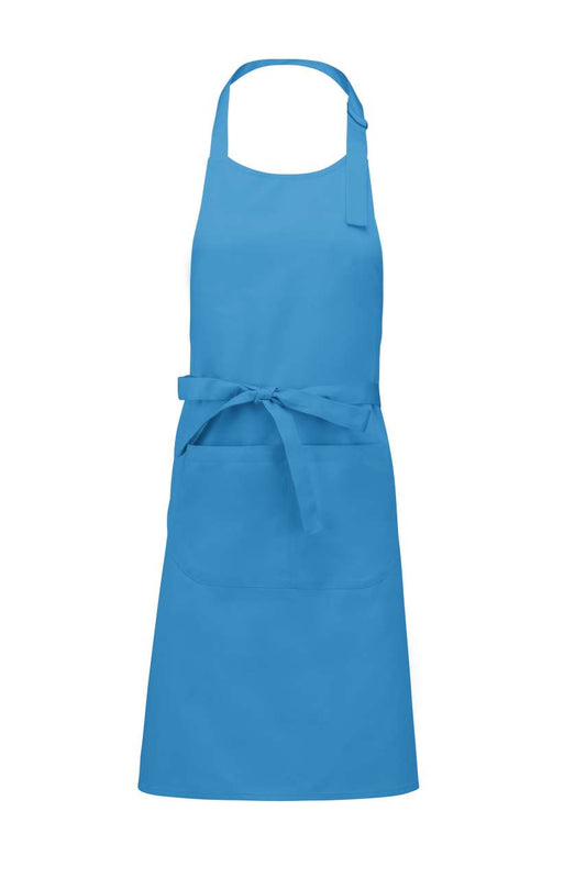 COTTON APRON WITH POCKET - Lagoon - Main
