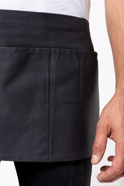 COTTON SHORT APRON - Denim - Additional
