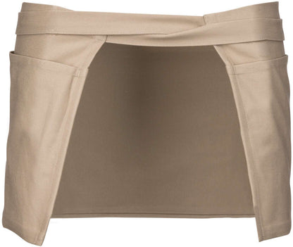 COTTON SHORT APRON - Beige - Additional