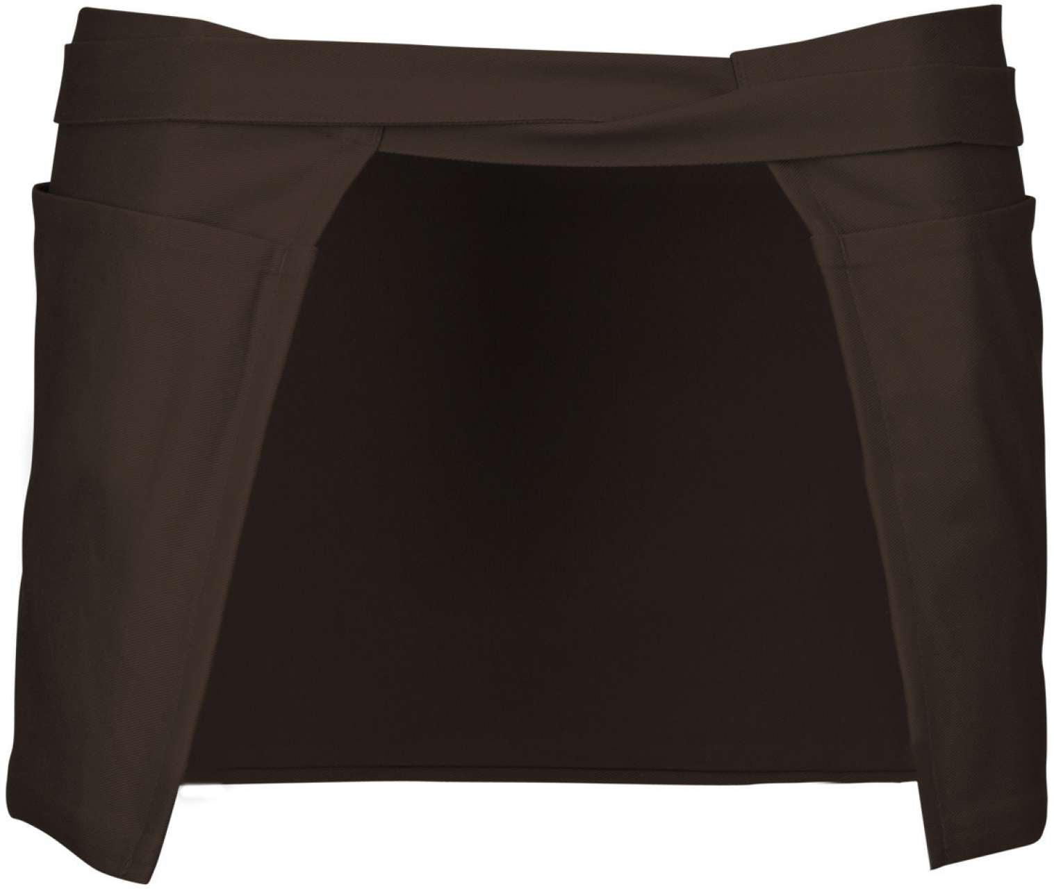 COTTON SHORT APRON - Chocolate - Additional