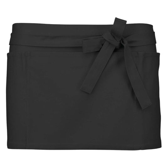 COTTON SHORT APRON - Dark Grey - Main