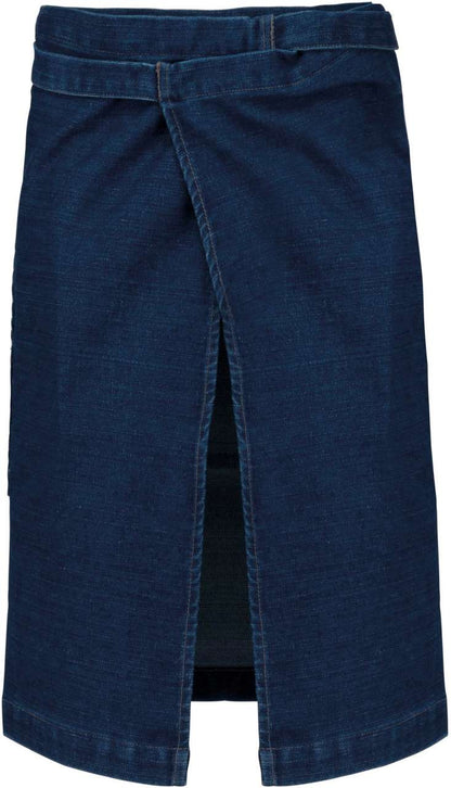 COTTON LONG APRON - Denim - Additional